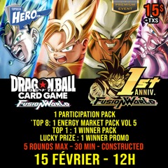 Dragonball Fusion World - 1st anniversary le 15 Février 12h